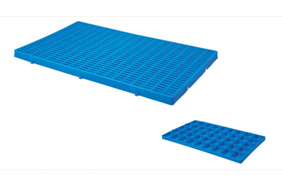 Matte Plastic Grid Tray Four ha parteggiato l'imballaggio di volume d'affari di logistica della forcella