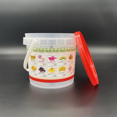 Secchi di plastica del commestibile del giro amichevole di Eco piccoli per gli spuntini ed i dadi