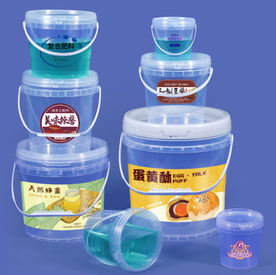 Bottine di plastica alimentare impilabili con maniglia libera da BPA