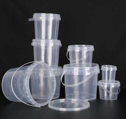 Contenitore alimentare in plastica a forma di secchio con certificazione CAS/FDA/SGS/ISO9001
