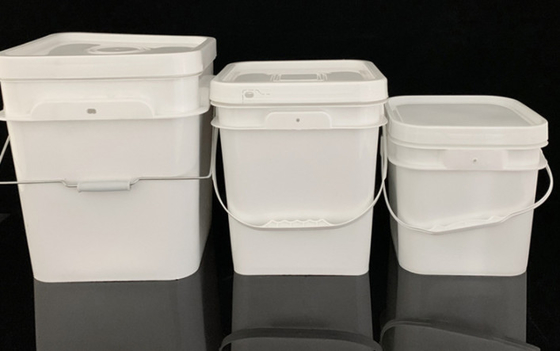 Barattolo di plastica quadrato versatile da 1,2 kg per varie applicazioni
