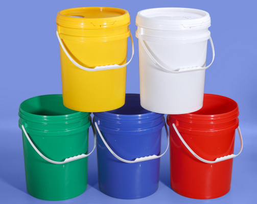 Gasket a colori personalizzati, secchi di plastica da 5 galloni con una capacità di 20 litri