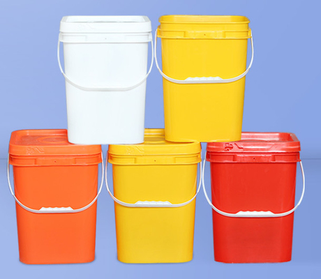 Opzioni di stampa per il trasferimento termico IML in secchi quadrati di plastica e per la serigrafia