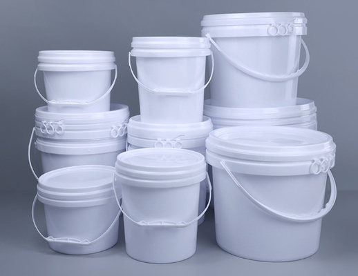 Capo di sigillo secchio di plastica rotondo certificato ISO 9001 con capacità variabile