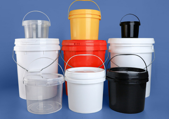 Bottile di plastica arrotondato con coperchio di sigillo per un deposito comodo e sicuro