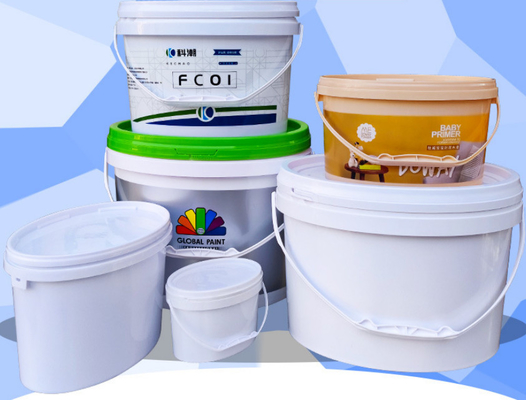 Materiale PP / HDPE secchio di plastica ovale con stampa IML o stampa a schermo