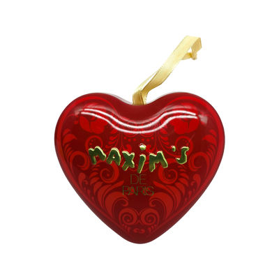 Una scatola di latta decorativa leggera ed elegante per un deposito sofisticato