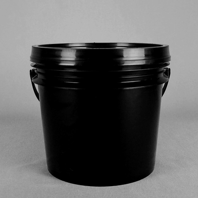 secchio di plastica rotondo nero di 4.8L pp secchio di plastica della pittura da 1 gallone