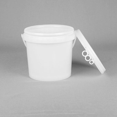 Bottile di vernice in plastica rotonda resistente al calore con becco di versione