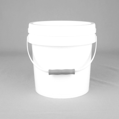 Bottile di plastica a forma arrotondata di 4 litri per acqua, vernice, alimenti, prodotti chimici, rivestimenti