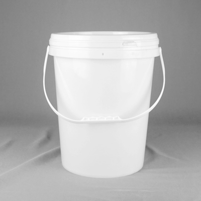 Secchio bianco della pittura della plastica del polipropilene da 4 galloni con il coperchio