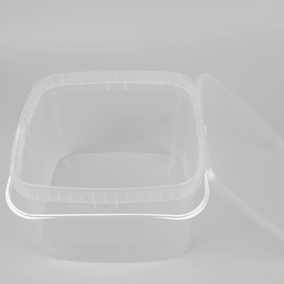 I chiari secchi di plastica da 3 litri con i coperchi quadrano il servizio del ODM dell'OEM
