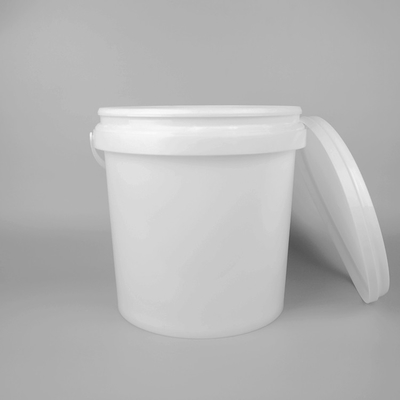 Secchio di plastica trasparente su misura con il giro 8L 10L del coperchio
