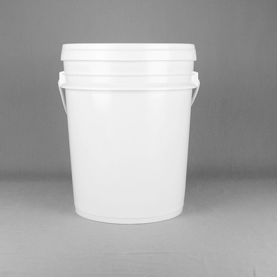 18L secchio di plastica ad alta temperatura della pittura del secchio di plastica da 4,8 galloni chiaro 5 galloni