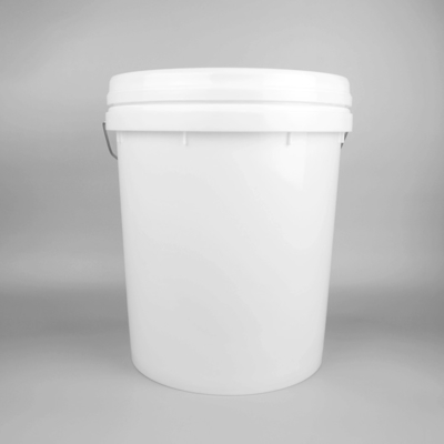 Secchio di plastica vuoto rotondo bianco della pittura da 20 litri per pittura