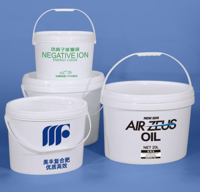 Secchio di vernice in plastica antigelo da 1,2 kg, rotondo, per tutte le superfici e i materiali