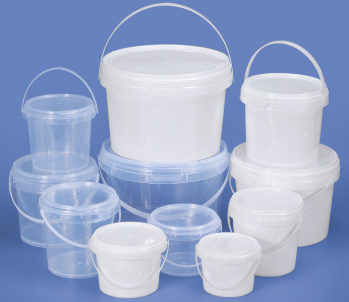 Secchio di plastica materiale dell'alimento dell'HDPE bianco o l'altro colore 0.2L-20L