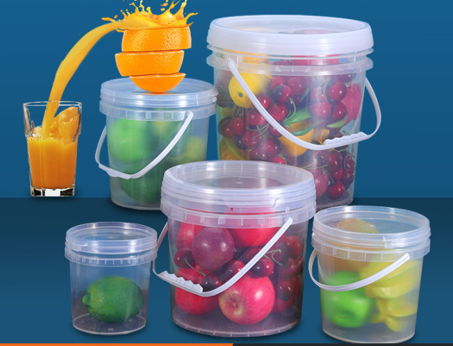 Secchio di plastica dell'alimento di PP/HDPE con la stampa IML o della stampa termica dello schermo o di trasferimento