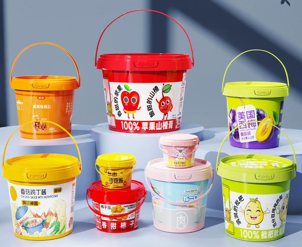 Stampa a secchi di plastica multiuso IML Trasferimento termico o stampa a schermo