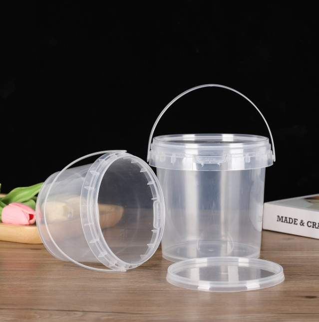 Bottile alimentare in plastica personalizzabile con coperchio e maniglia disponibili Certificazione CAS/FDA/SGS/ISO9001