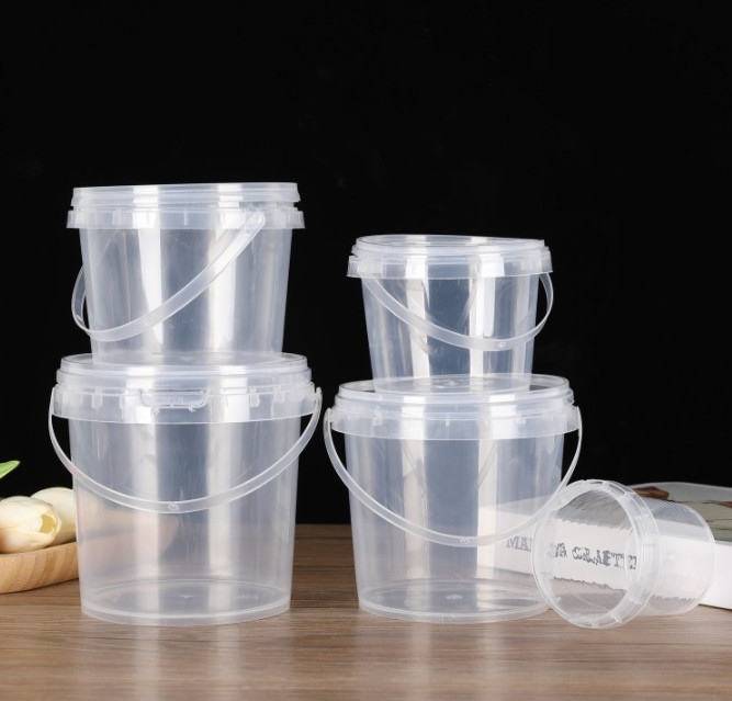 Bottile alimentare in plastica personalizzabile con coperchio e maniglia disponibili Certificazione CAS/FDA/SGS/ISO9001