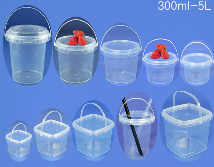 IML o secchio alimentare in plastica PP/HDPE con coperchio per imballaggi alimentari