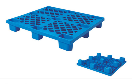 Pallet in plastica impilabile con piano piatto Bulk 1100 * 1000 mm Uso per l'esportazione