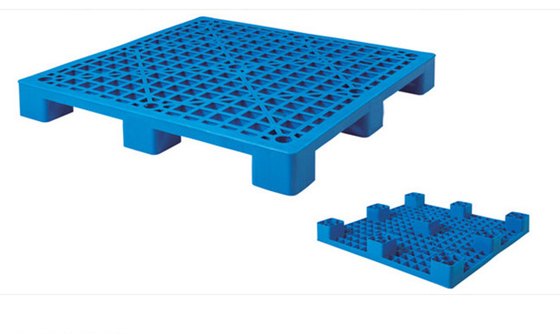 Stampaggio ad iniezione ispessito pallet di plastica dello scaffale del carrello elevatore del magazzino