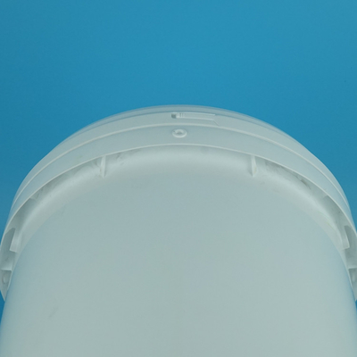 Tamburo di plastica rotondo da 19 kg con manico e coperchio per vernice