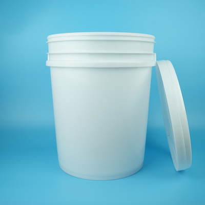 Barile di plastica rotondo americano da 18 kg con coperchio e manico