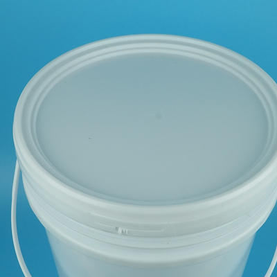 Barile di plastica rotondo americano da 18 kg con coperchio e manico