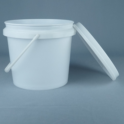 Bottine bianche di qualità alimentare / secchi di qualità alimentare con maniglia 1L-5L Capacità senza BPA Temperatura sicura