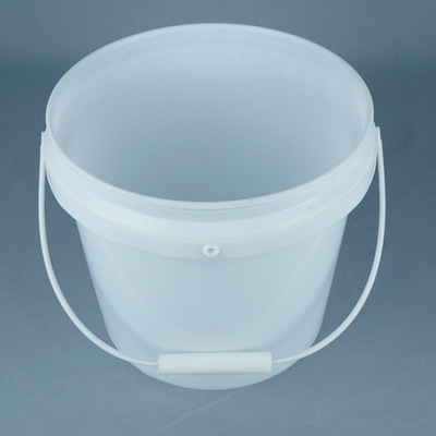 Bottine bianche di qualità alimentare / secchi di qualità alimentare con maniglia 1L-5L Capacità senza BPA Temperatura sicura