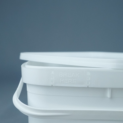 commestibile di plastica d'imballaggio del secchio del quadrato del gelato 3kg