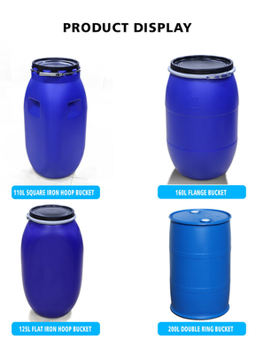 30-200L ha ispessito il cerchio di plastica chimico del ferro del tamburo del barilotto del barilotto della flangia ha sigillato 160L