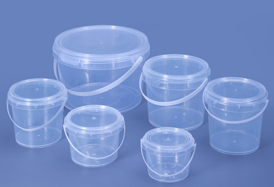 Pail With Printing di plastica traslucida IML/stampa termica schermo/di trasferimento