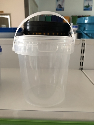 Stampa di plastica trasparente regolare dello schermo del secchio per il biscotto o i succhi