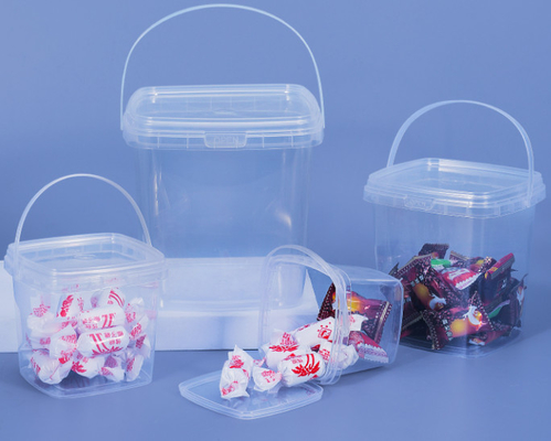 Pail With Printing di plastica traslucida IML/stampa termica schermo/di trasferimento