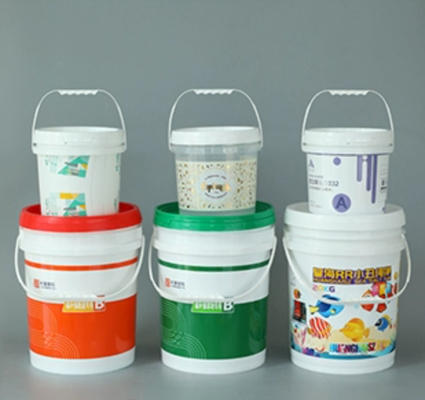 Secchio di plastica resistente UV del fertilizzante con la maniglia