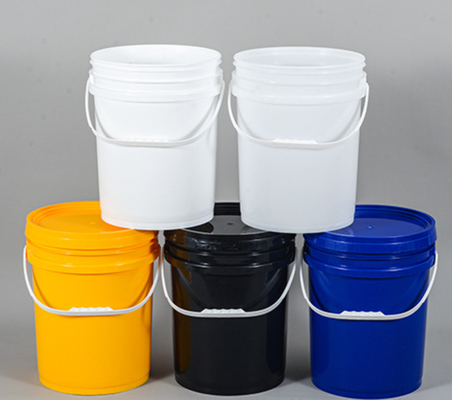 Seppelli di plastica da 5 galloni con manico - altezza 15,5 pollici - diametro 11,5 pollici
