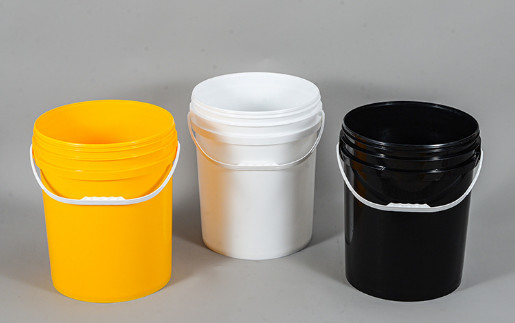 Plastico di grado industriale 5 galloni secchi di diametro 11,5 pollici altezza 15,5 pollici