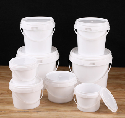 Prelievo gratuito Logo personalizzabile Plastico secchio alimentare Materiale PP/HDPE