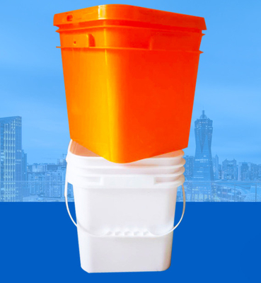 Contenitore di plastica quadrata di qualità alimentare di colore bianco o diverso