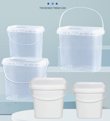 Sacchetto di tessuto PE sacchetto di imballaggio quadrato secchio di plastica con giocattoli