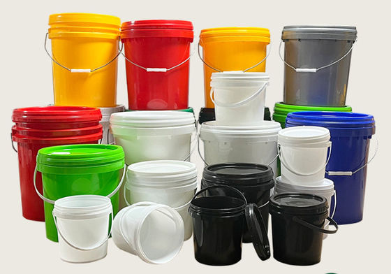 Secchio di vernice in plastica da 1,2 kg robusto, resistente ai raggi UV e agli urti