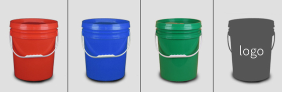 Bottine di plastica da ristorante di capacità di 20 litri con guarnizione e resistenza agli UV