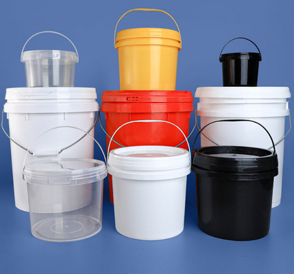 Bottile di plastica rotonda da 10 litri per lo stoccaggio dell'acqua a granello