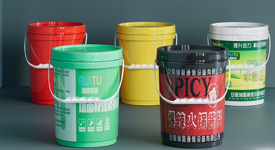 Maniglia inclusa 5 galloni di secchi di plastica per la soluzione di stoccaggio UV resistente