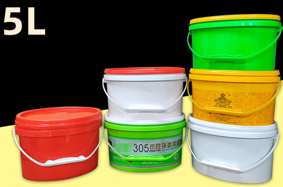 Barattolo di plastica a forma ovale di frutta con trasferimento termico e serigrafia