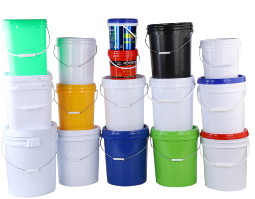 Botti di plastica da 5 galloni impilabili e con guarnizione per applicazioni pesanti